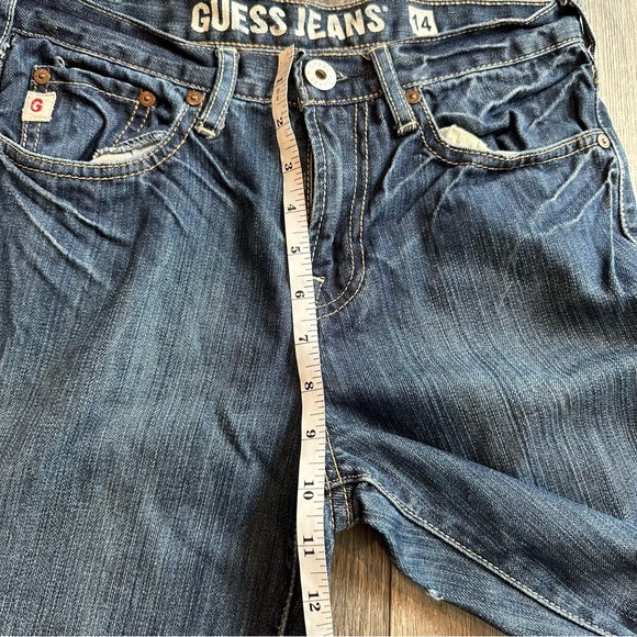 Guess Jeans Boy’s Cliff Relaxed Fit Bootcut Medium Denim Wash Size 14 Spring - Picture 8 of 11